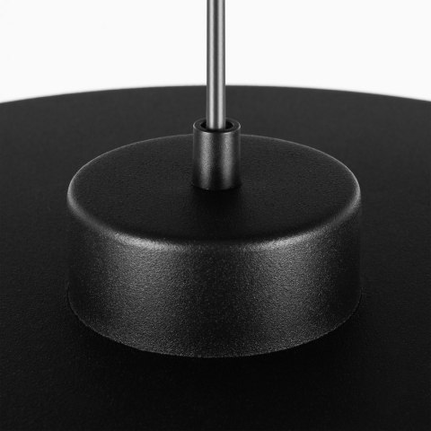 Lampa wisząca PIATTO Czarna 1xGX53 fi 350mm