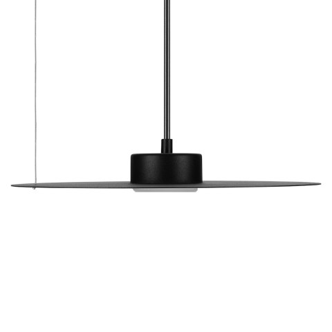 Lampa wisząca PIATTO Czarna 1xGX53 fi 350mm