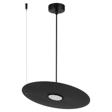 Lampa wisząca PIATTO Czarna 1xGX53 fi 350mm