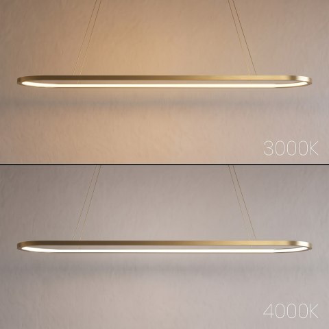 Lampa wisząca Saturno 30W LED CCT Złoty
