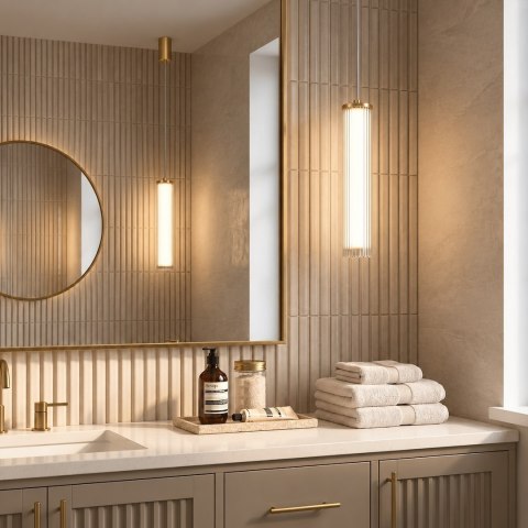 Lampa wisząca Trivia Gold 10W LED CCT IP44