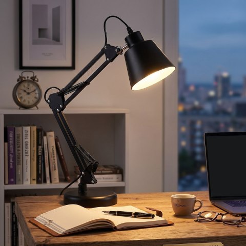 Lampka biurkowa Primus Czarny 1xE27