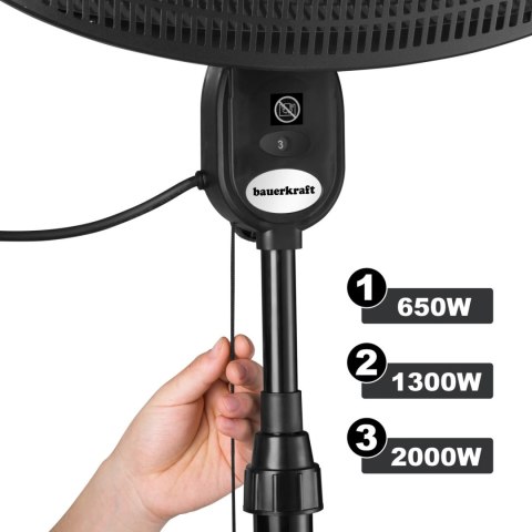 Parasol ogrzewacz elektryczny promiennik tarasowy stojący wiszący 2000W