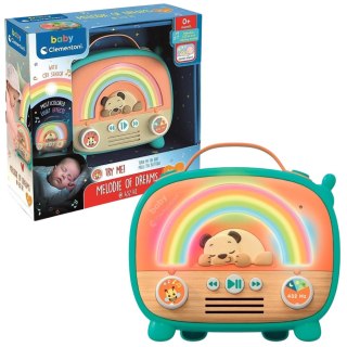 Radyjko Melodie do Snu Czujnik Płaczu Delikatne Światło Clementoni 17642