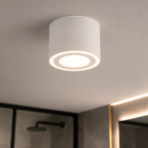 Downlight Ring 1xGx53 IP44 Biały