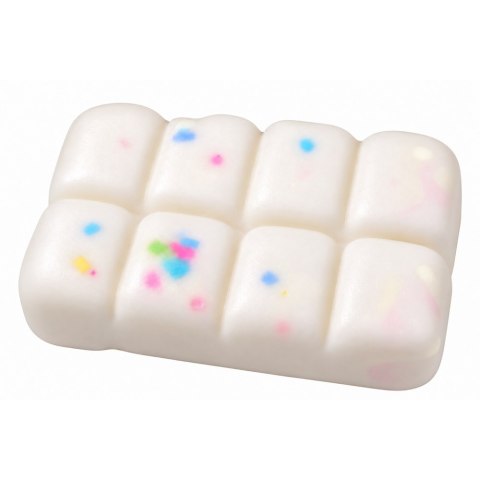 Gniotek Sensoryczny Chrupiąca Tabliczka Czekolady Pudełko Biała 8cm