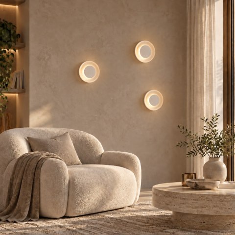 Lampa sufitowa Piattino 15W LED CCT Biały