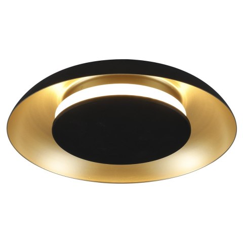 Lampa sufitowa Piattino 15W LED CCT Czarno-złoty