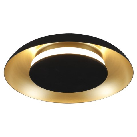 Lampa sufitowa Piattino 15W LED CCT Czarno-złoty