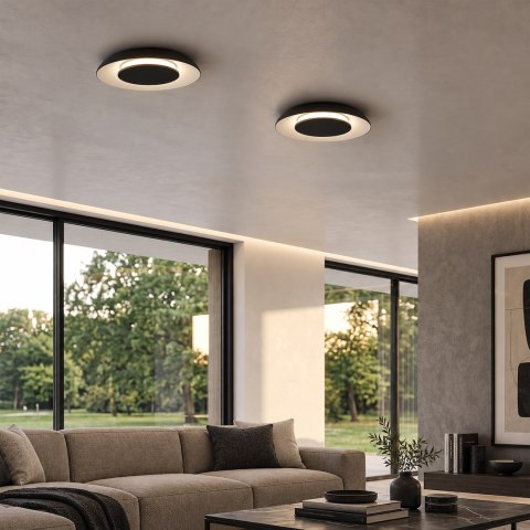 Lampa sufitowa Piattino 15W LED CCT Czarny