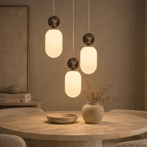Lampa wisząca Crema (koło) 3xE14