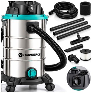 Odkurzacz przemysłowy 30 l 3600 W bezworkowy na mokro i sucho HM-409