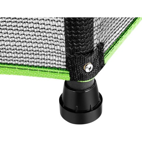 Trampolina dla dzieci z siatką zabezpieczającą do 50 kg śr. 140 cm zielona Trampolina dla dzieci z siatką zabezpieczającą do 50 kg śr. 140 cm zielona