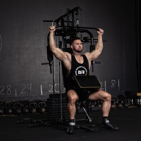 Atlas do ćwiczeń wielofunkcyjny domowa siłownia 7- stanowisk do 120 kg Atlas do ćwiczeń wielofunkcyjny domowa siłownia 7- stanowisk do 120 kg