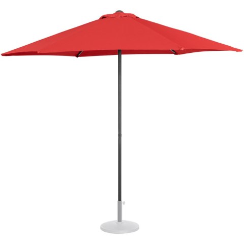 Parasol ogrodowy okrągły śr. 270 cm czerwony Parasol ogrodowy okrągły śr. 270 cm czerwony