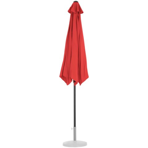 Parasol ogrodowy okrągły śr. 270 cm czerwony Parasol ogrodowy okrągły śr. 270 cm czerwony
