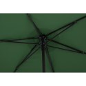 Parasol ogrodowy tarasowy okrągły śr. 270 cm zielony