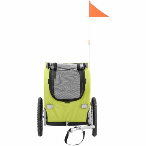 Przyczepka rowerowa transportowa dla psów zwierząt do 20 kg + plandeka Przyczepka rowerowa transportowa dla psów zwierząt do 20 kg + plandeka