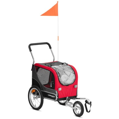 Wózek przyczepka rowerowa transportowa z plandeką do przewozu zwierząt psów do 20 kg Wózek przyczepka rowerowa transportowa z plandeką do przewozu zwierząt psów do 20 kg