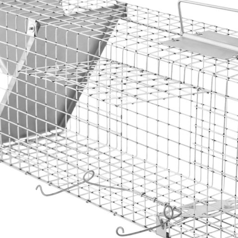 Żywołapka pułapka łapka na szczury kuny zatrzaskowa dwustronna 1020x200x270 mm ZESTAW Żywołapka pułapka łapka na szczury kuny zatrzaskowa dwustronna 1020x200x270 mm ZESTAW