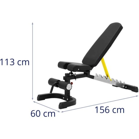 Ławka ławeczka treningowa skośna regulowana do ćwiczeń do 150 kg Ławka ławeczka treningowa skośna regulowana do ćwiczeń do 150 kg