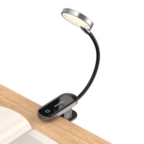 Mini lampka lampa LED do czytania ekranu z klipsem szary Mini lampka lampa LED do czytania ekranu z klipsem szary