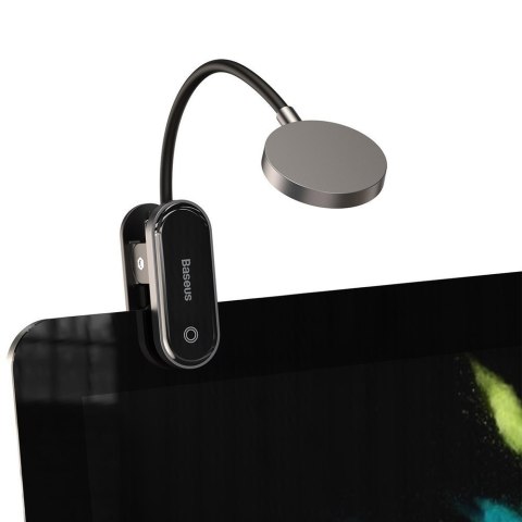 Mini lampka lampa LED do czytania ekranu z klipsem szary Mini lampka lampa LED do czytania ekranu z klipsem szary