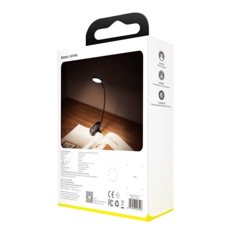 Mini lampka lampa LED do czytania ekranu z klipsem szary Mini lampka lampa LED do czytania ekranu z klipsem szary
