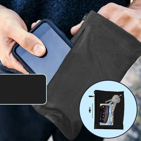 Opaska na ramię do biegania ćwiczeń fitness armband M szara Opaska na ramię do biegania ćwiczeń fitness armband M szara