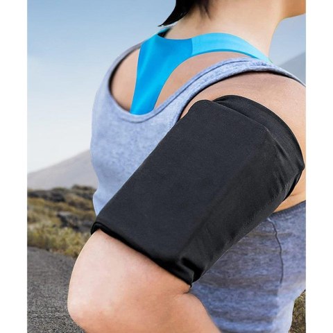 Opaska na ramię do biegania ćwiczeń fitness armband M szara Opaska na ramię do biegania ćwiczeń fitness armband M szara