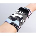 Opaska na ramię do biegania ćwiczeń fitness armband brązowy