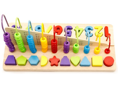 Zabawka edukacyjna liczydło,klocki cyfry ECOTOYS Zabawka edukacyjna liczydło,klocki cyfry ECOTOYS