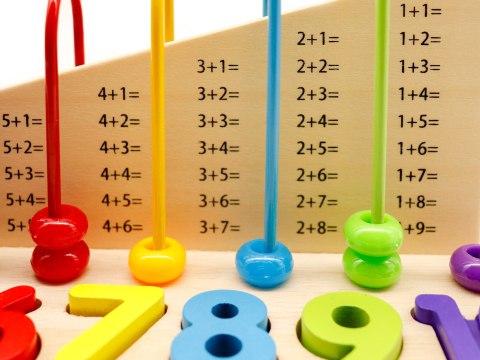 Zabawka edukacyjna liczydło,klocki cyfry ECOTOYS Zabawka edukacyjna liczydło,klocki cyfry ECOTOYS