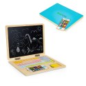 Tablica edukacyjna magnetyczna laptop litery cyfry