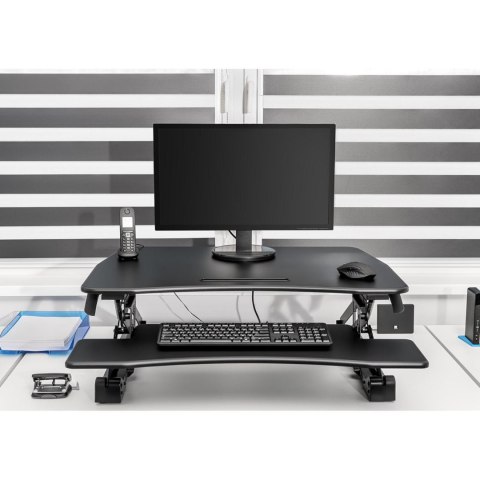 Podstawka stolik stacja robocza pod monitor laptopa regulowana 165-415 mm do 15 kg Podstawka stolik stacja robocza pod monitor laptopa regulowana 165-415 mm do 15 kg