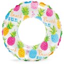 Koło do pływania trzy wzory 51 cm INTEX 59230 ananas