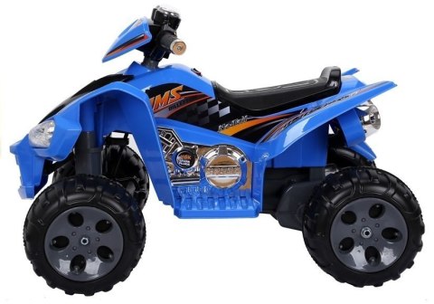 Quad na akumulator Duże Koła Niebieski Quad na akumulator Duże Koła Niebieski