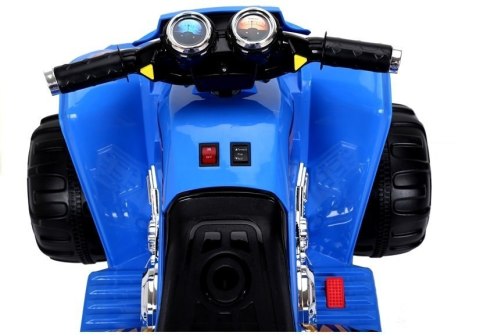 Quad na akumulator Duże Koła Niebieski Quad na akumulator Duże Koła Niebieski