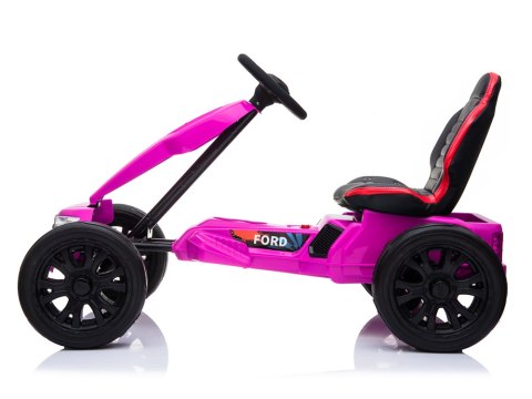 Gokart na Akumulator DK-G01 Różowy Gokart na Akumulator DK-G01 Różowy