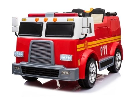 Wóz Strażacki na Akumulator Czerwony Dla Dzieci Pilot LL911 Wóz Strażacki na Akumulator Czerwony Dla Dzieci Pilot LL911