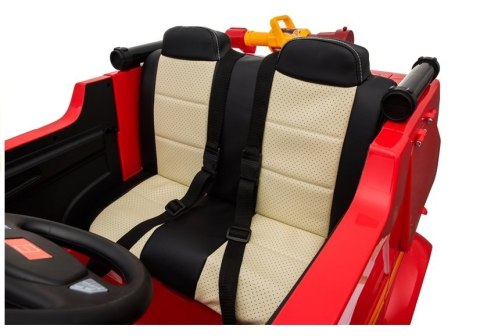 Wóz Strażacki na Akumulator Czerwony Dla Dzieci Pilot LL911 Wóz Strażacki na Akumulator Czerwony Dla Dzieci Pilot LL911