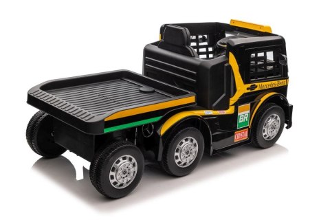Auto Na Akumulator Mercedes + Naczepa XMX622B Zółty LCD Auto Na Akumulator Mercedes + Naczepa XMX622B Zółty LCD
