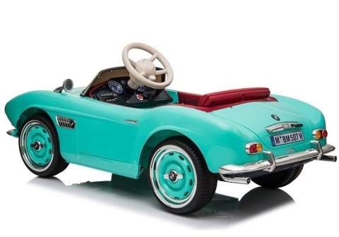 Auto na Akumulator BMW Retro Zielone Lakierowane Auto na Akumulator BMW Retro Zielone Lakierowane