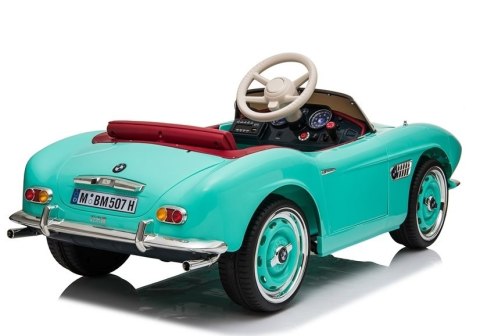 Auto na Akumulator BMW Retro Zielone Lakierowane Auto na Akumulator BMW Retro Zielone Lakierowane