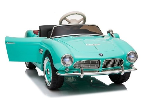 Auto na Akumulator BMW Retro Zielone Lakierowane Auto na Akumulator BMW Retro Zielone Lakierowane