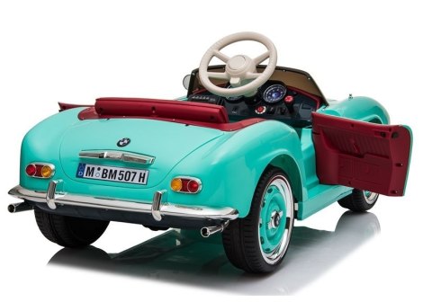 Auto na Akumulator BMW Retro Zielone Lakierowane Auto na Akumulator BMW Retro Zielone Lakierowane