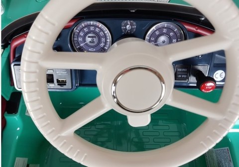 Auto na Akumulator BMW Retro Zielone Lakierowane Auto na Akumulator BMW Retro Zielone Lakierowane