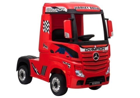 Auto na Akumulator Mercedes Actros Czerwone