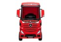 Auto na Akumulator Mercedes Actros Czerwone