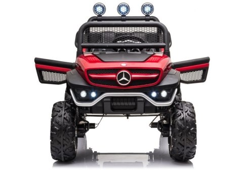 Pojazd na Akumulator Mercedes Unimog S Czerwony Lakier Pojazd na Akumulator Mercedes Unimog S Czerwony Lakier